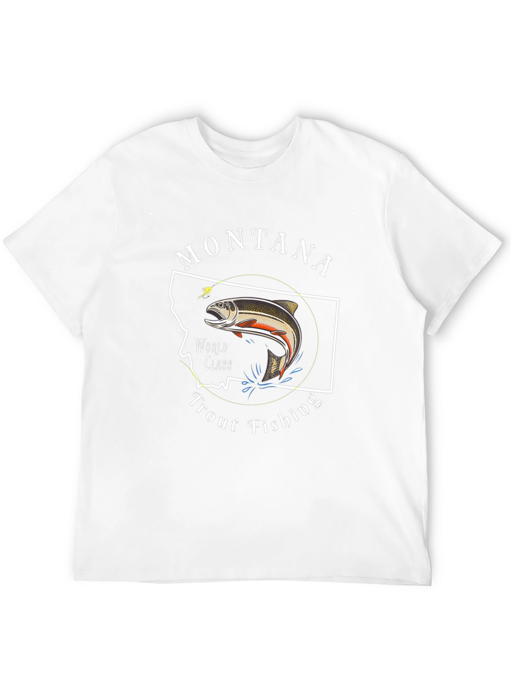 Montana Trout Fishing T-Shirt - World Class Design