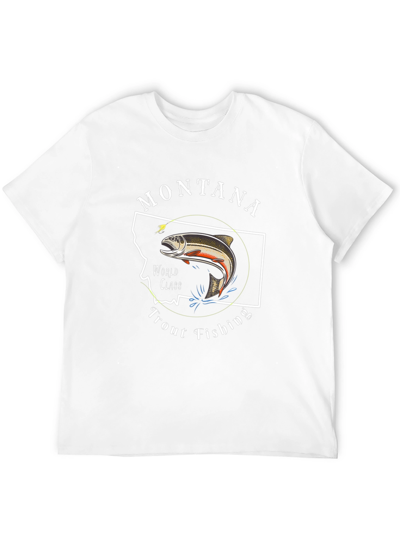 Montana Trout Fishing T-Shirt - World Class Design