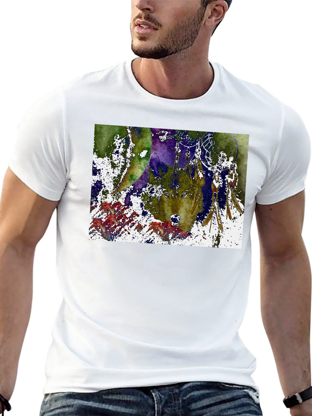 Wolf Dreamcatcher T-Shirt