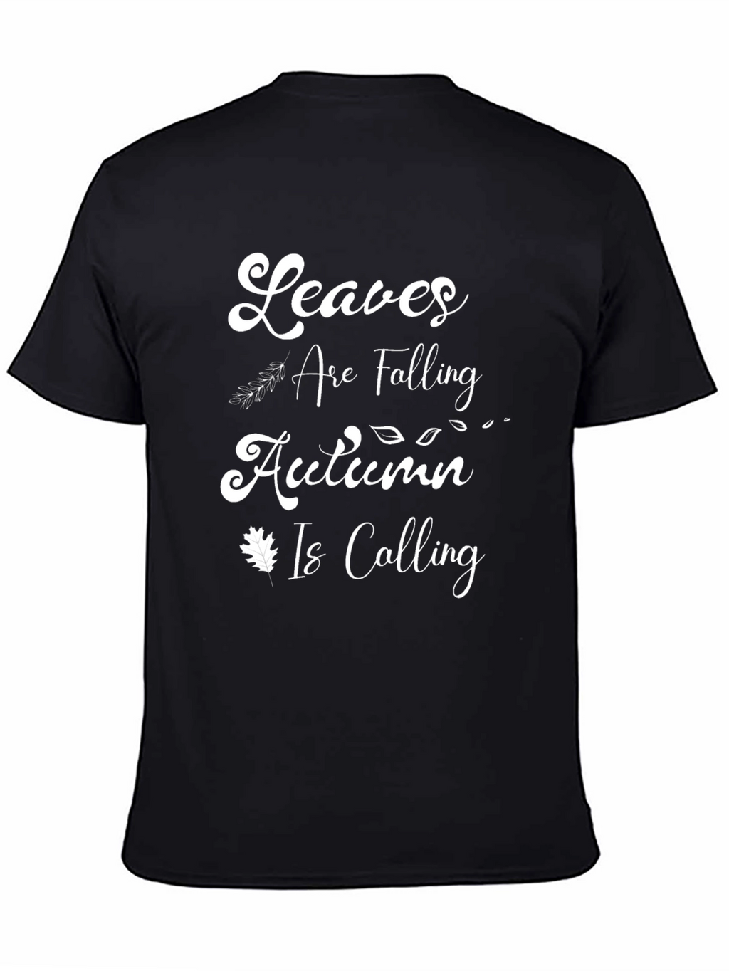 Autumn Vibes Black T-Shirt
