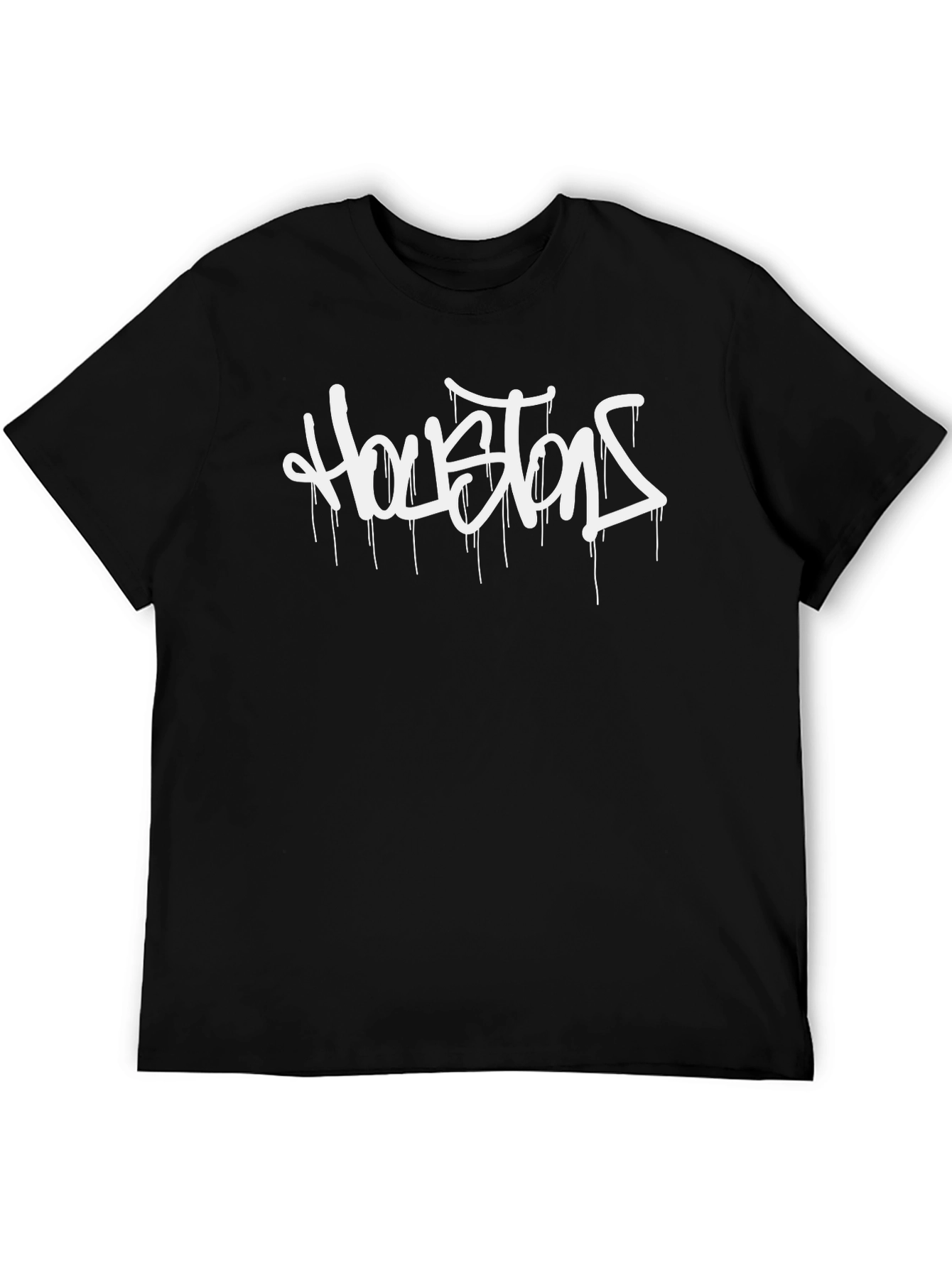 Houston Dripping Graffiti T-Shirt
