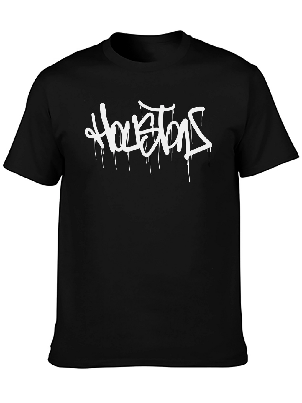 Houston Dripping Graffiti T-Shirt