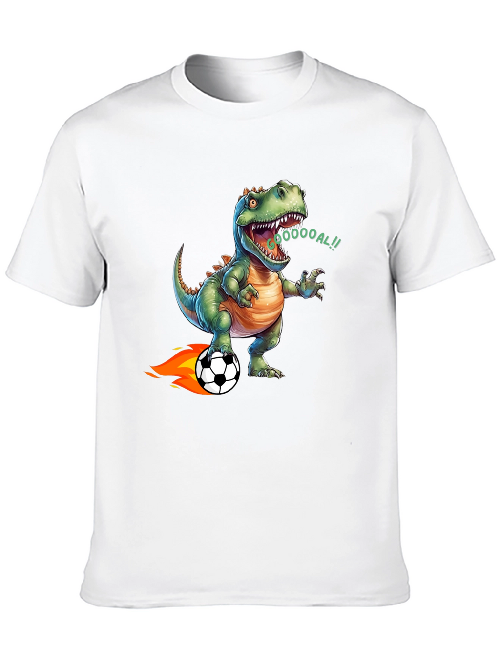 Dino Soccer T-Shirt - Roaring Fun!