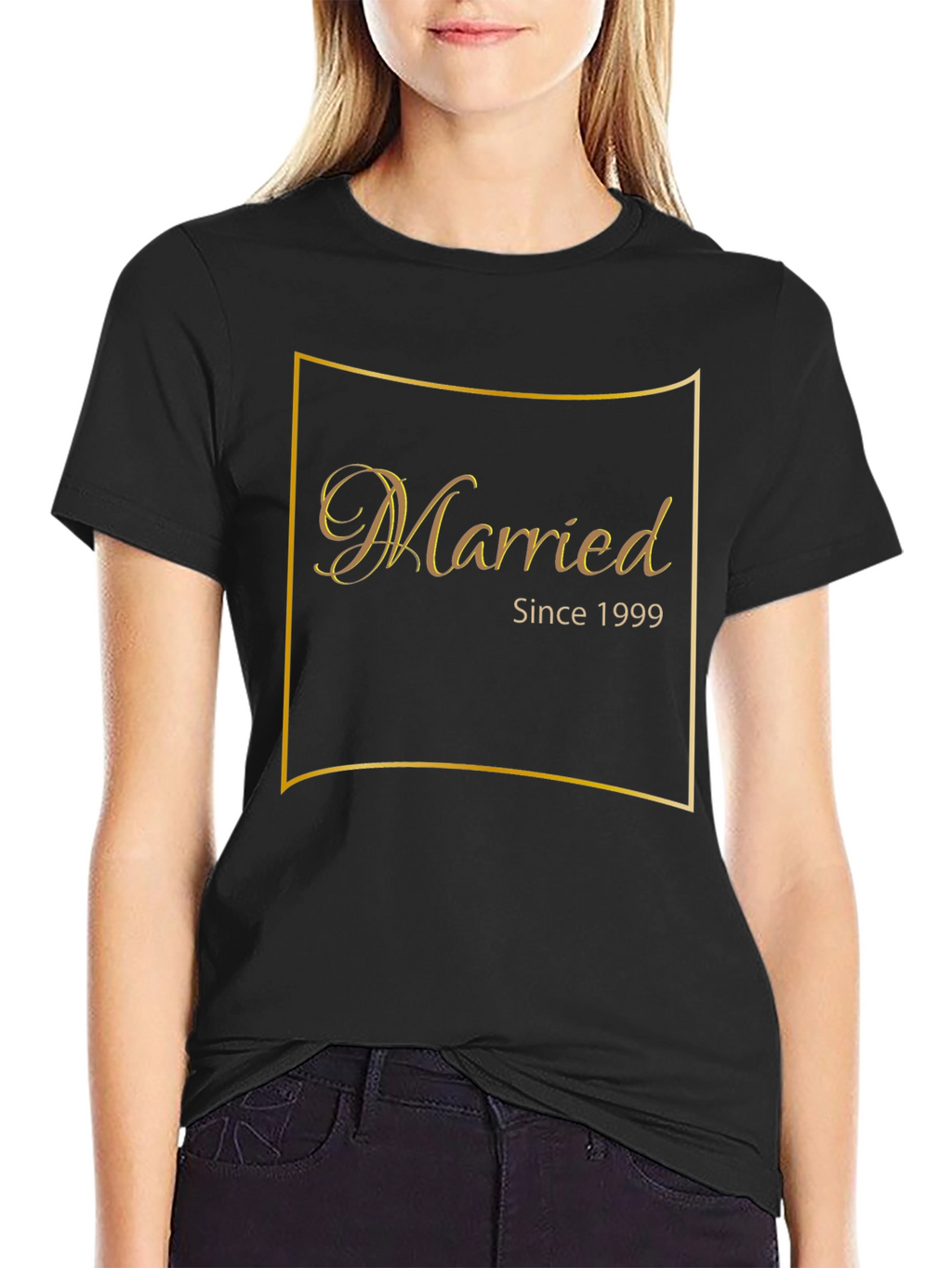 Married Since 1999 Black T-Shirt