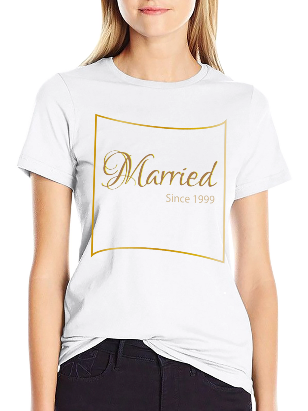 Married Since 1999 Black T-Shirt