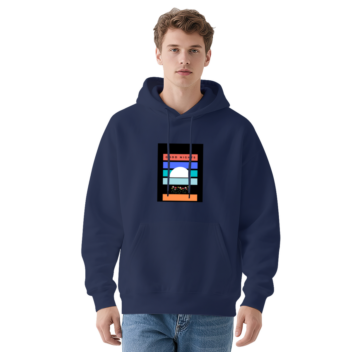 Geometric Art Hoodie - Modern Pattern Pullover #0564