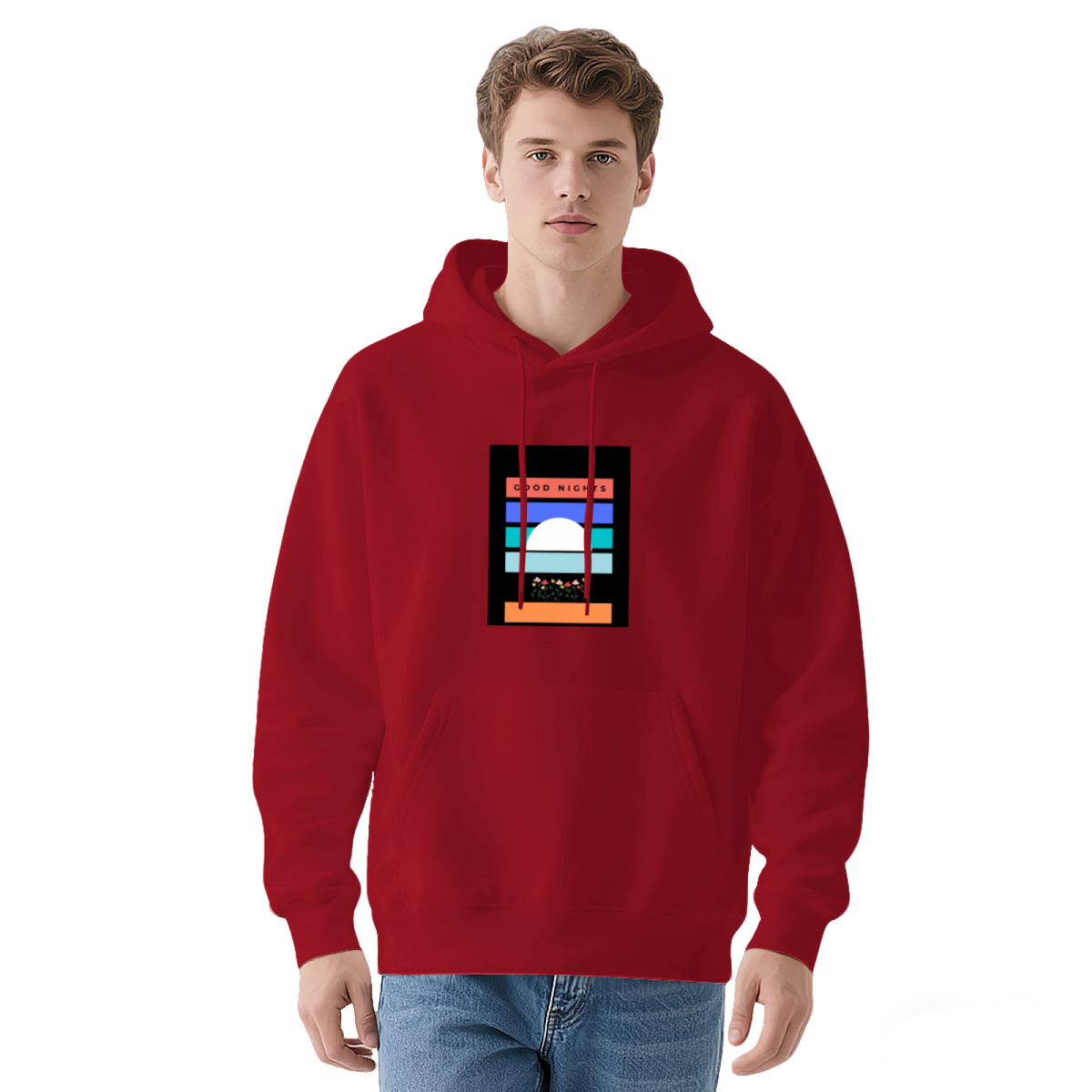 Geometric Art Hoodie - Modern Pattern Pullover #0564