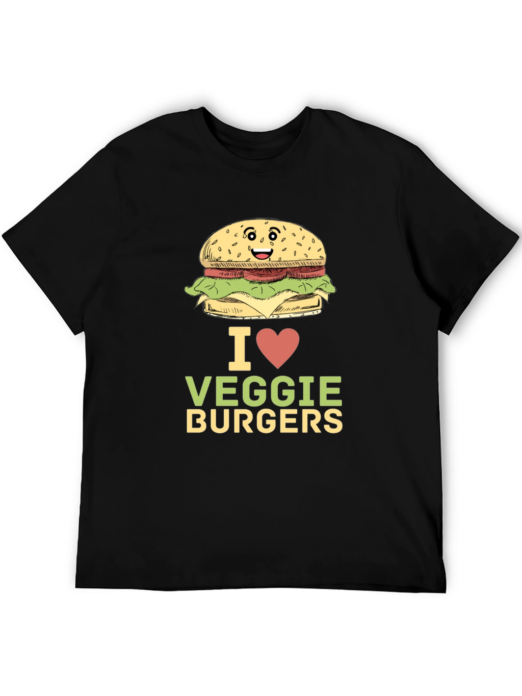 I Love Veggie Burgers T-Shirt