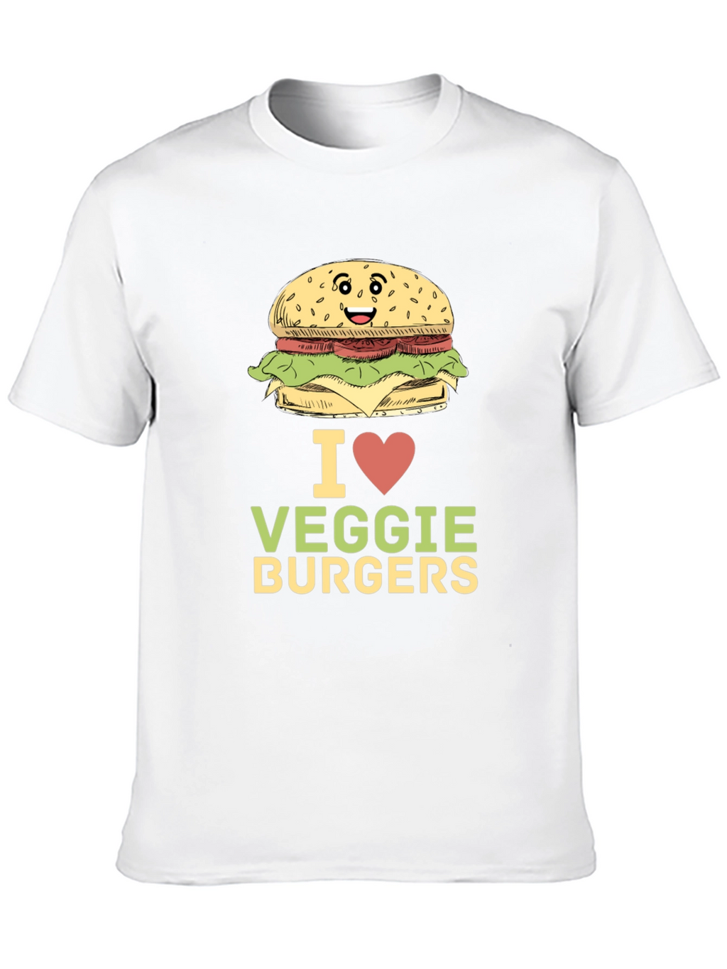 I Love Veggie Burgers T-Shirt