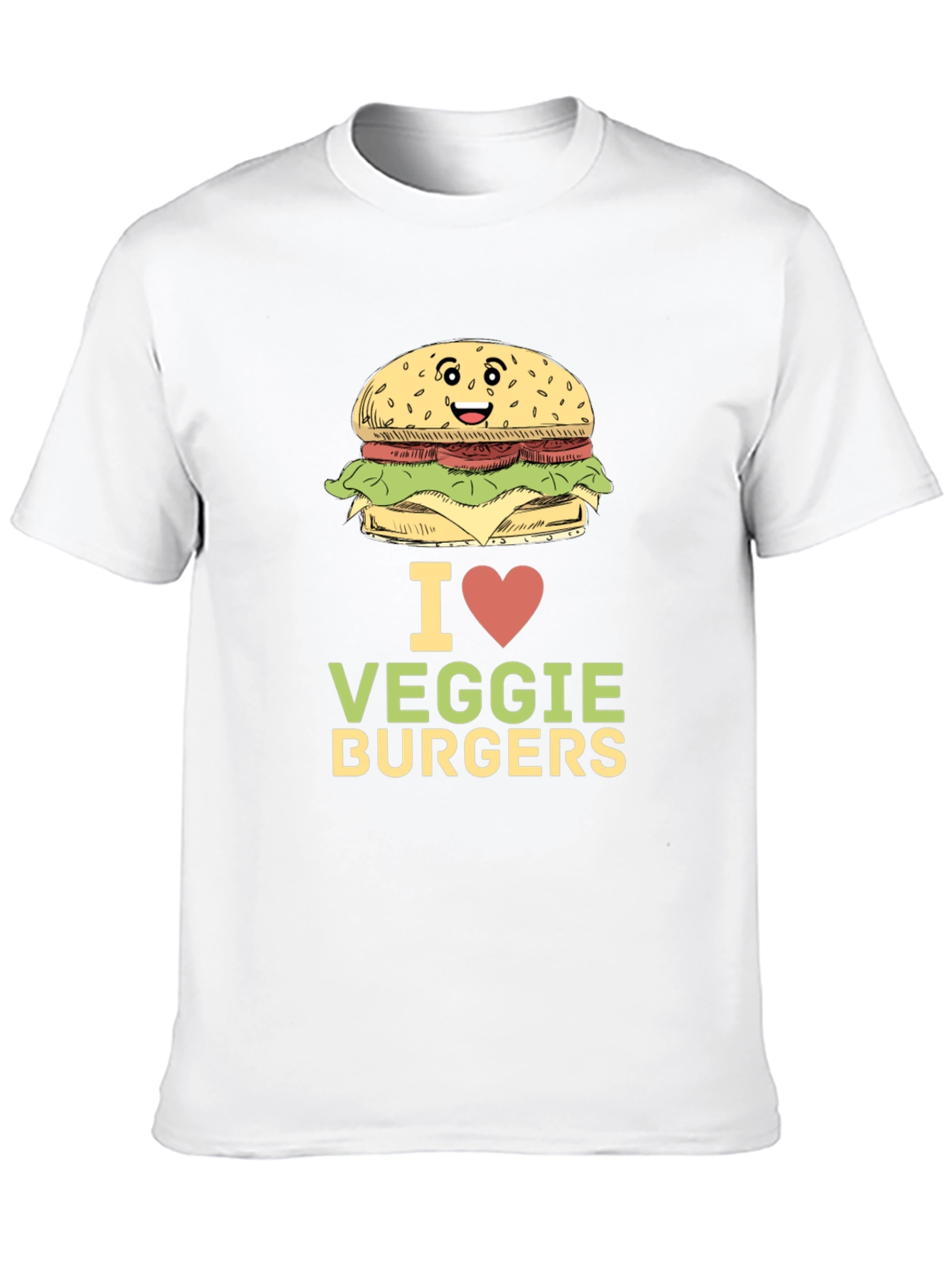 I Love Veggie Burgers T-Shirt