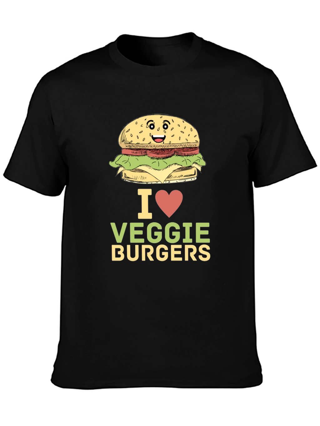 I Love Veggie Burgers T-Shirt