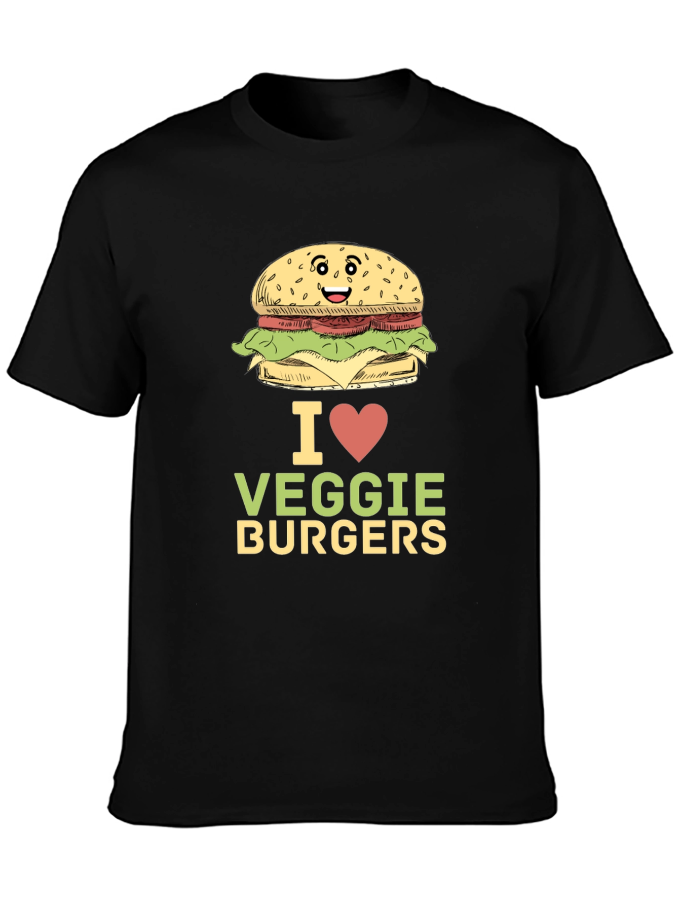 I Love Veggie Burgers T-Shirt