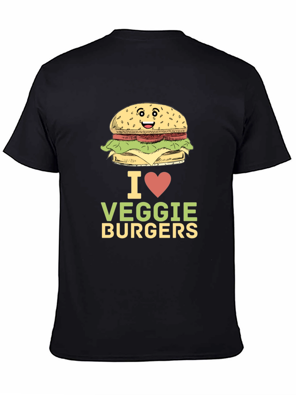 I Love Veggie Burgers T-Shirt
