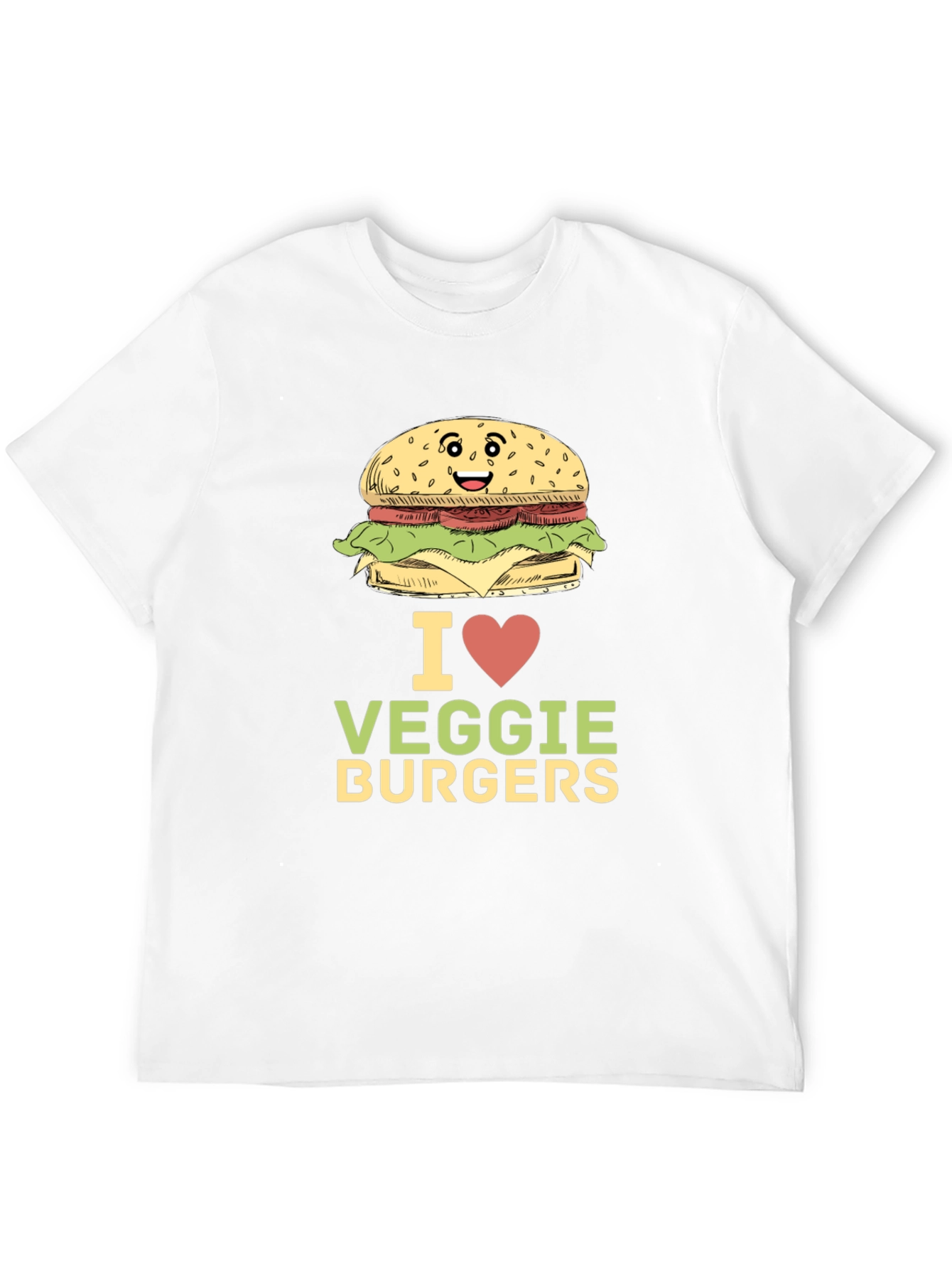 I Love Veggie Burgers T-Shirt