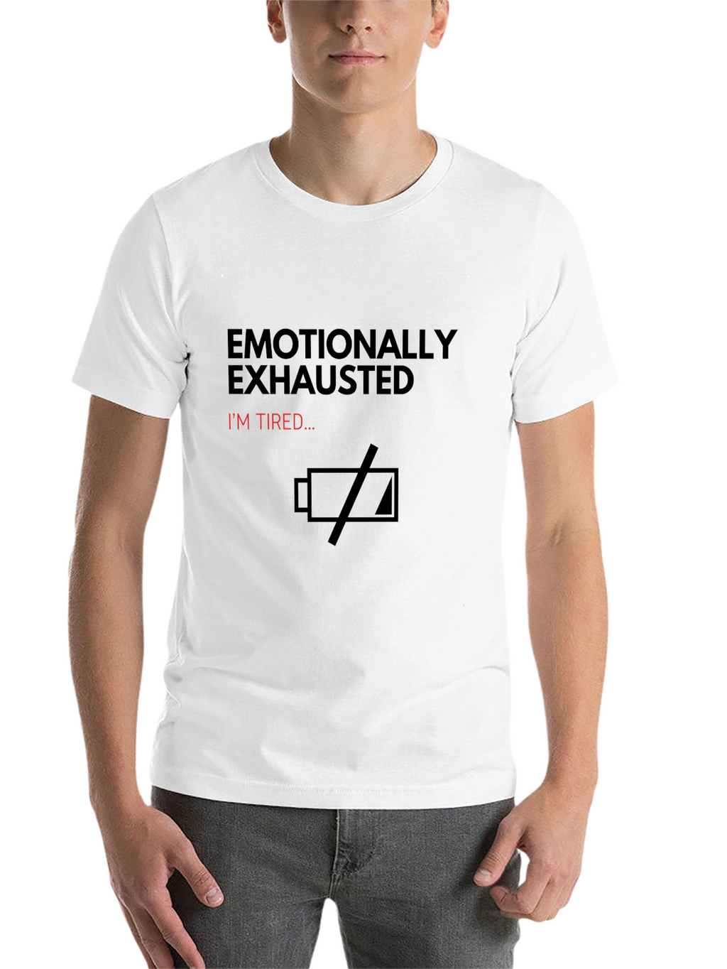 Emotionally Exhausted Graphic Tee - Funny Unisex T-Shirt
