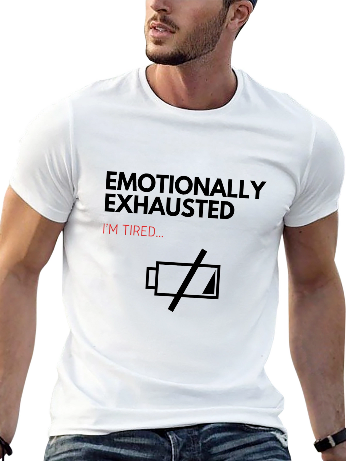 Emotionally Exhausted Graphic Tee - Funny Unisex T-Shirt