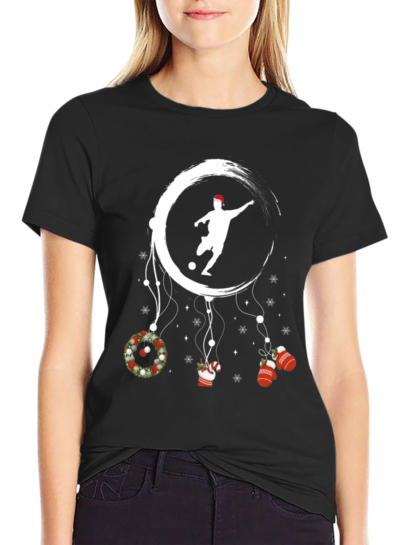 Festive Soccer Dreamcatcher T-Shirt