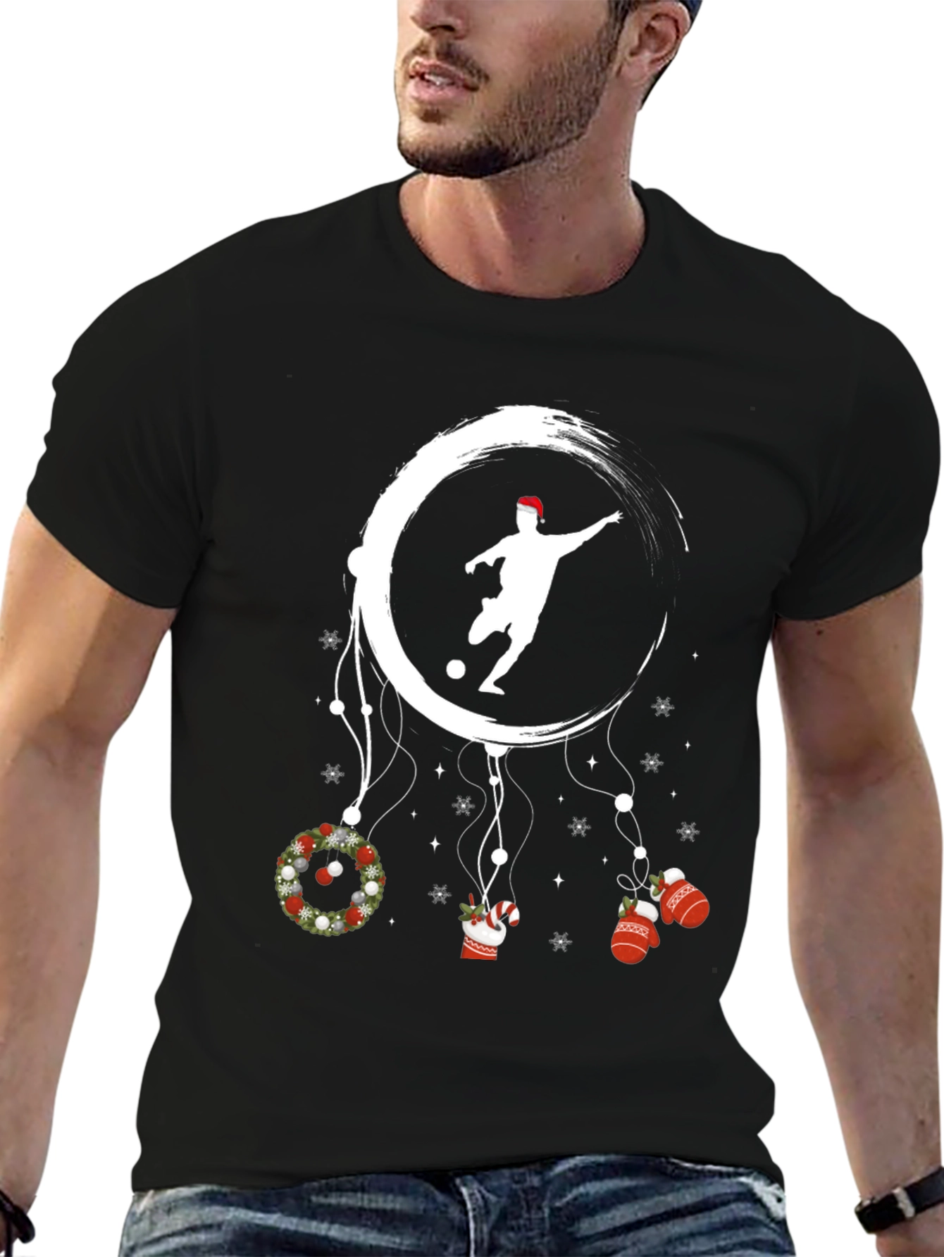 Festive Soccer Dreamcatcher T-Shirt
