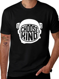 Choose Kind Astronaut Helmet Graphic Tee