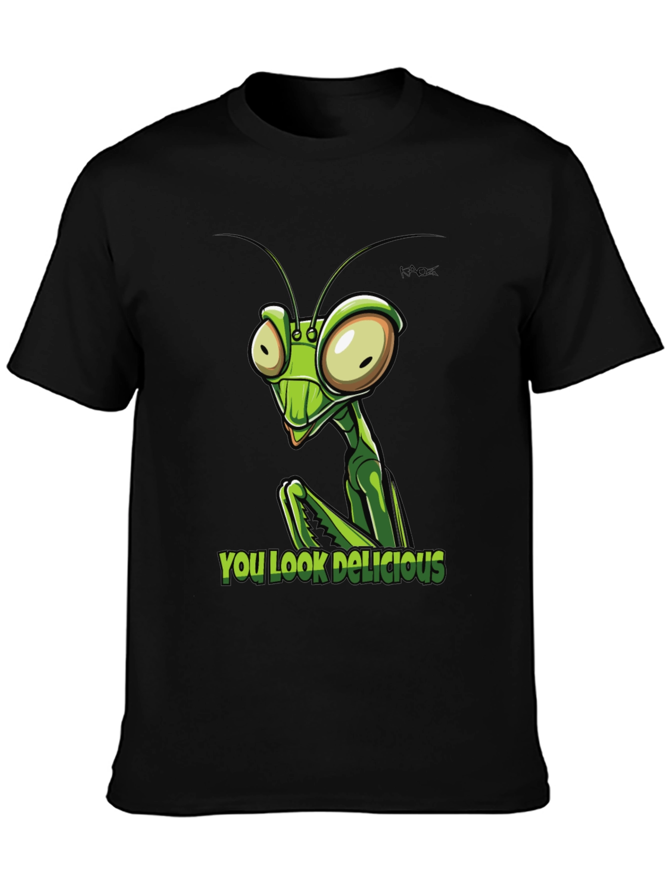 Praying Mantis You Look Delicious Graphic Tee