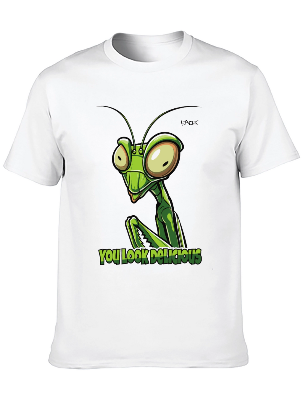 Praying Mantis You Look Delicious Graphic Tee