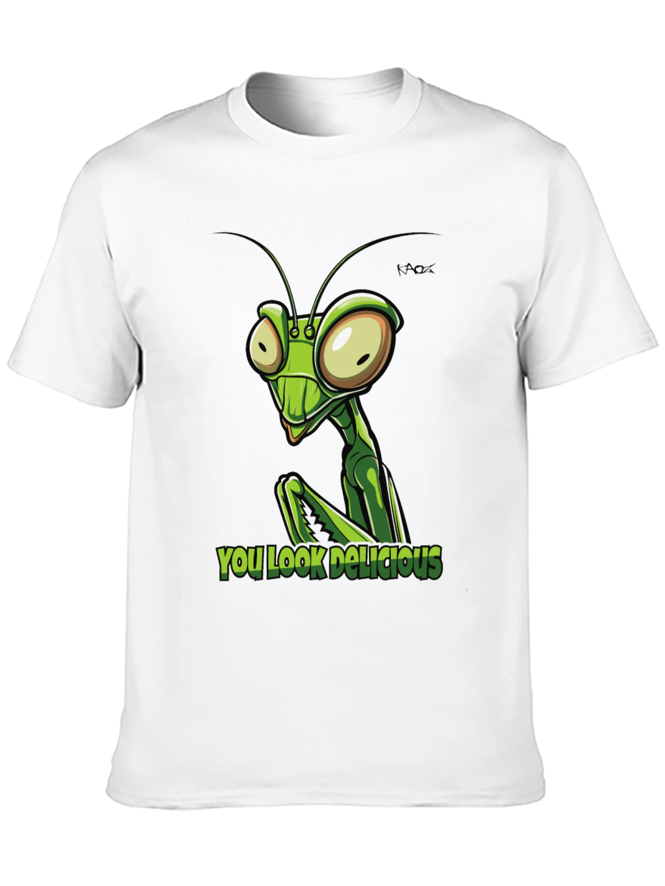 Praying Mantis You Look Delicious Graphic Tee
