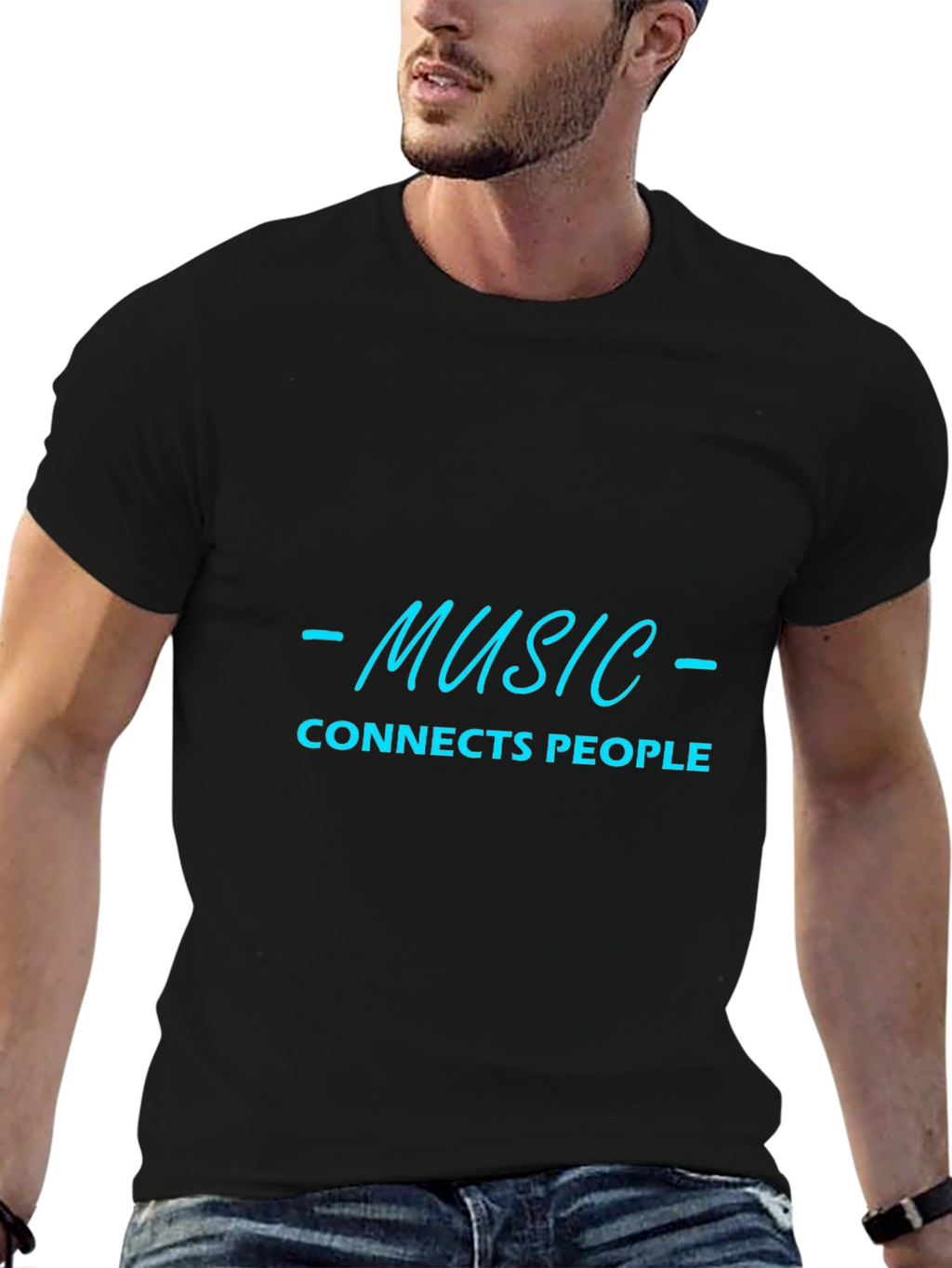 Music Connects People Graphic Tee