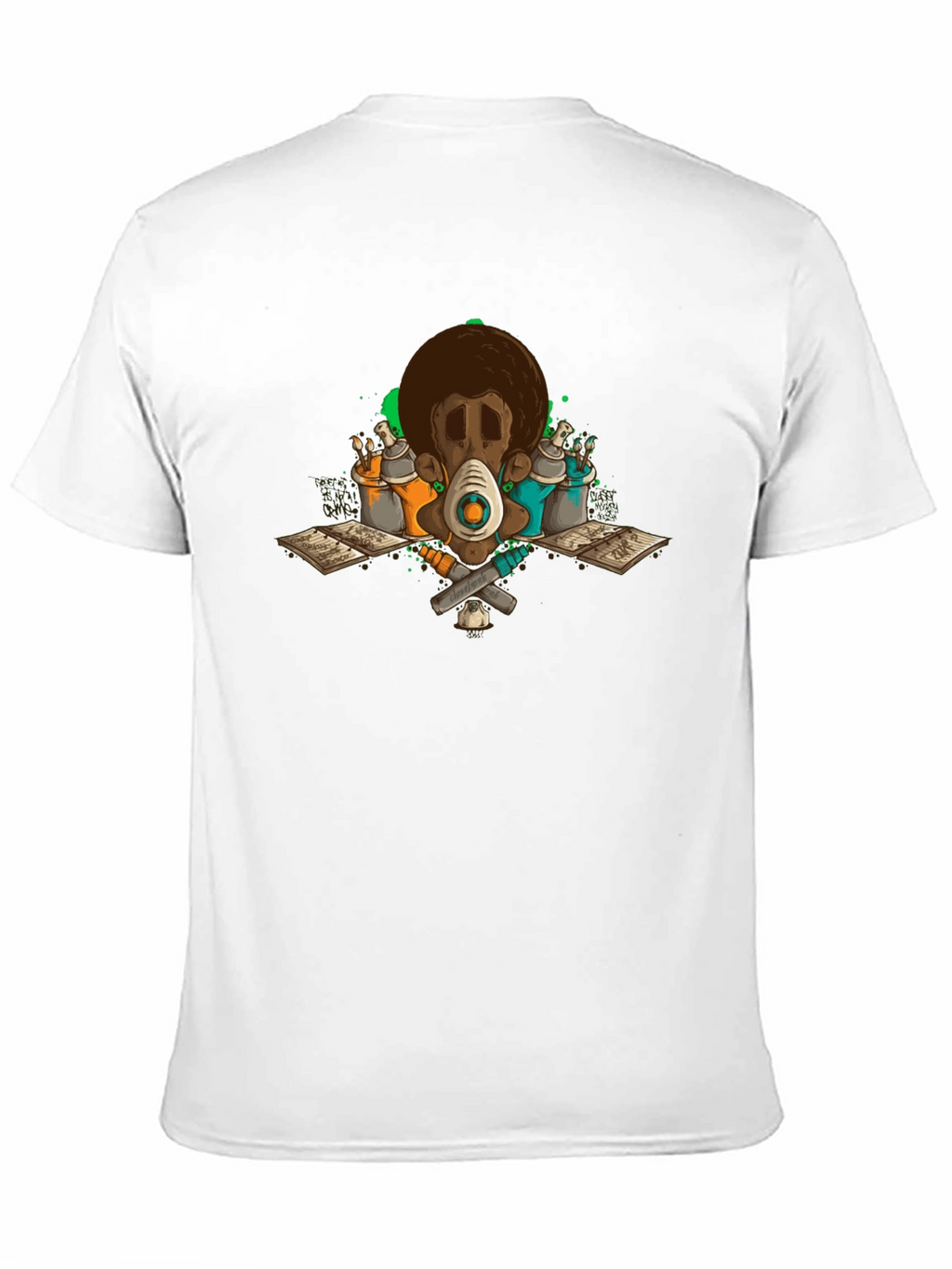 Graffiti Artist Black Graphic T-Shirt