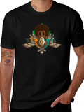 Graffiti Artist Black Graphic T-Shirt