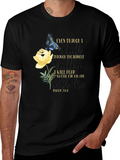 Faith-Based Butterfly Floral T-Shirt
