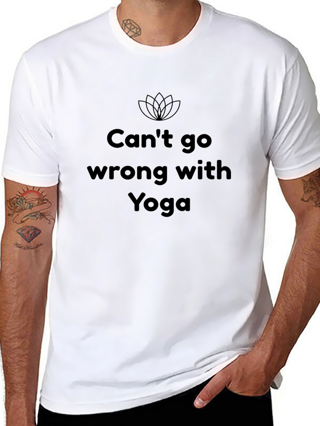 Yoga T-Shirt - Cant Go Wrong with Yoga