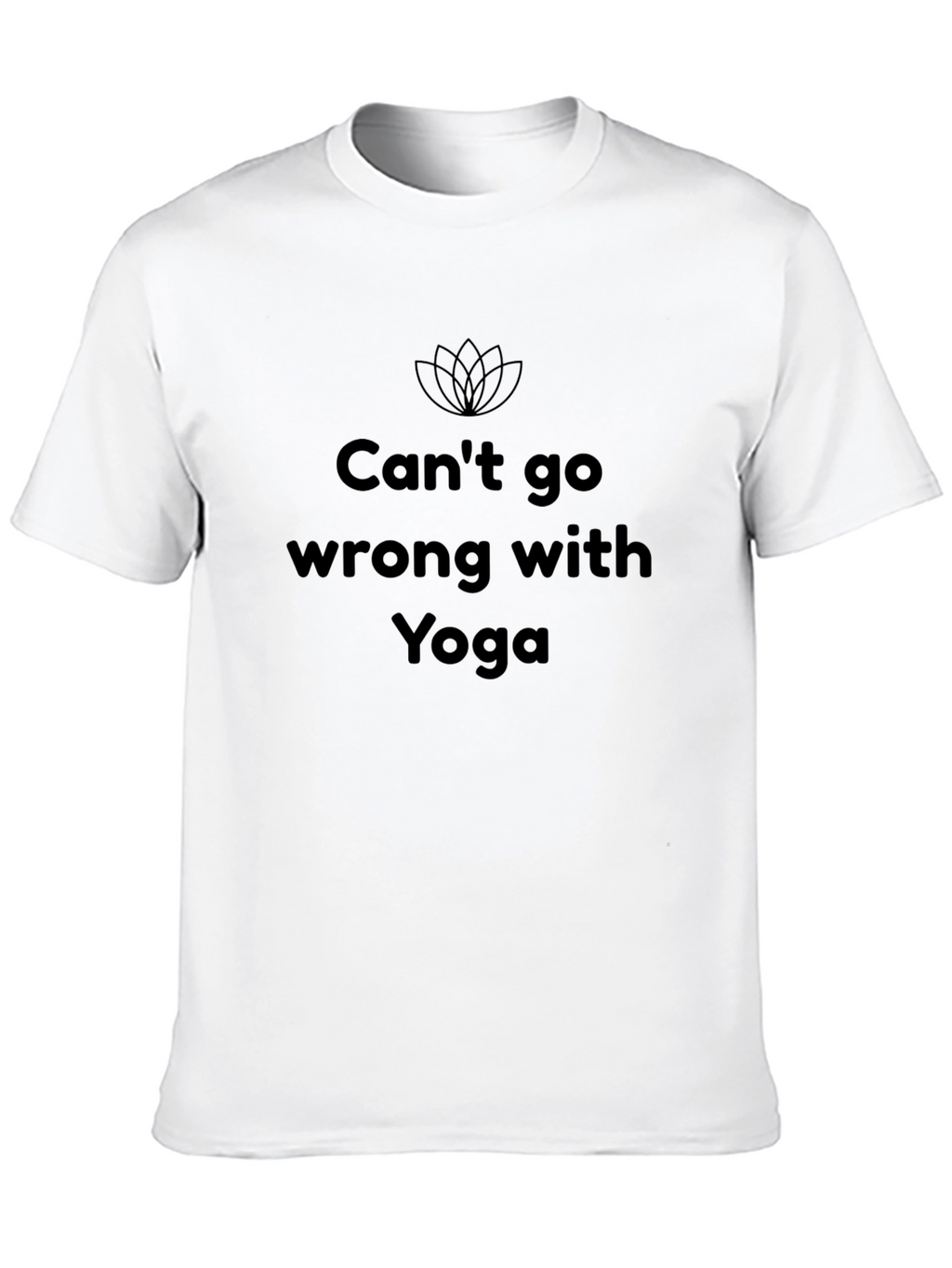 Yoga T-Shirt - Cant Go Wrong with Yoga