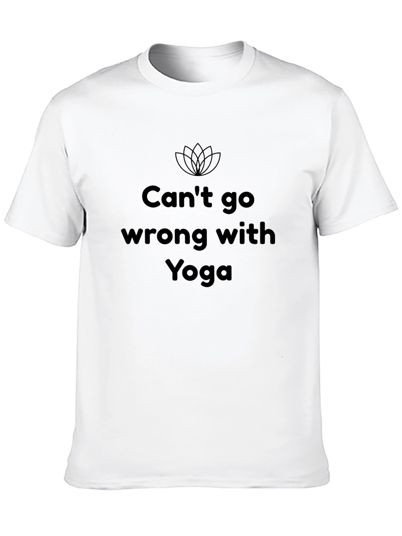 Yoga T-Shirt - Cant Go Wrong with Yoga
