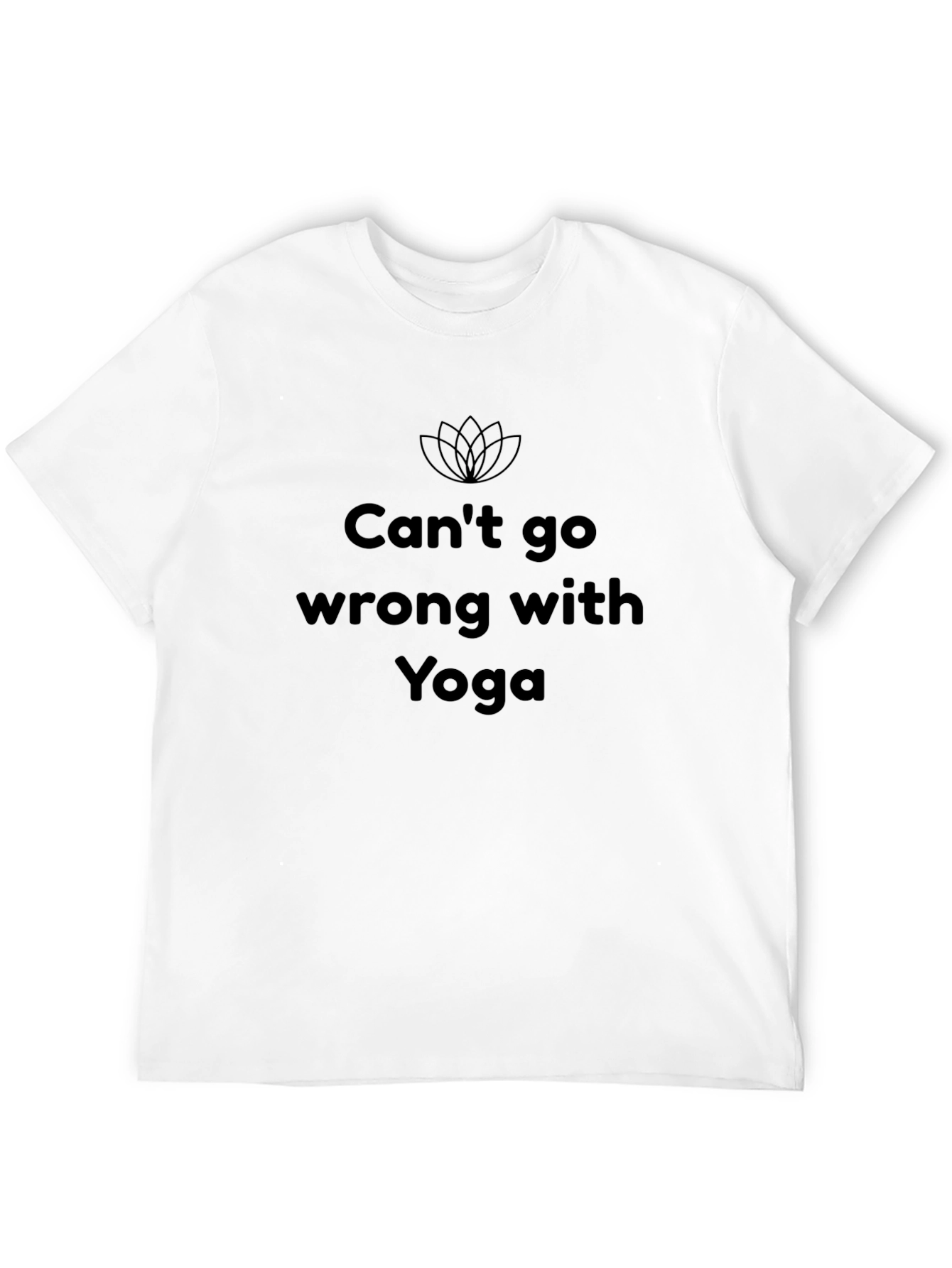 Yoga T-Shirt - Cant Go Wrong with Yoga
