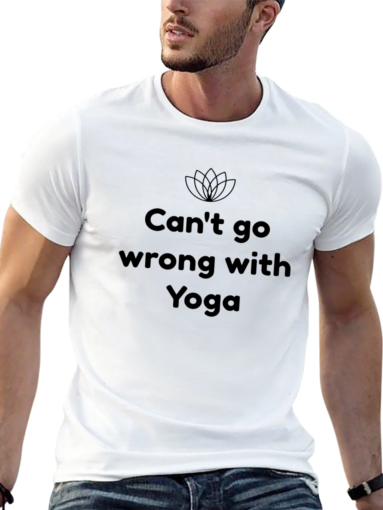 Yoga T-Shirt - Cant Go Wrong with Yoga
