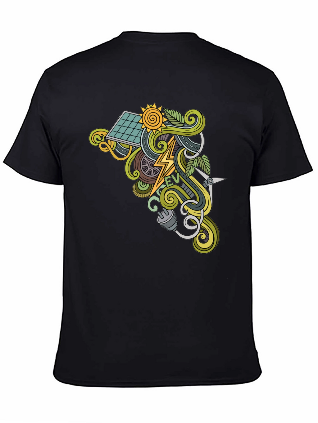 Electric Vehicle EV Graphic T-Shirt