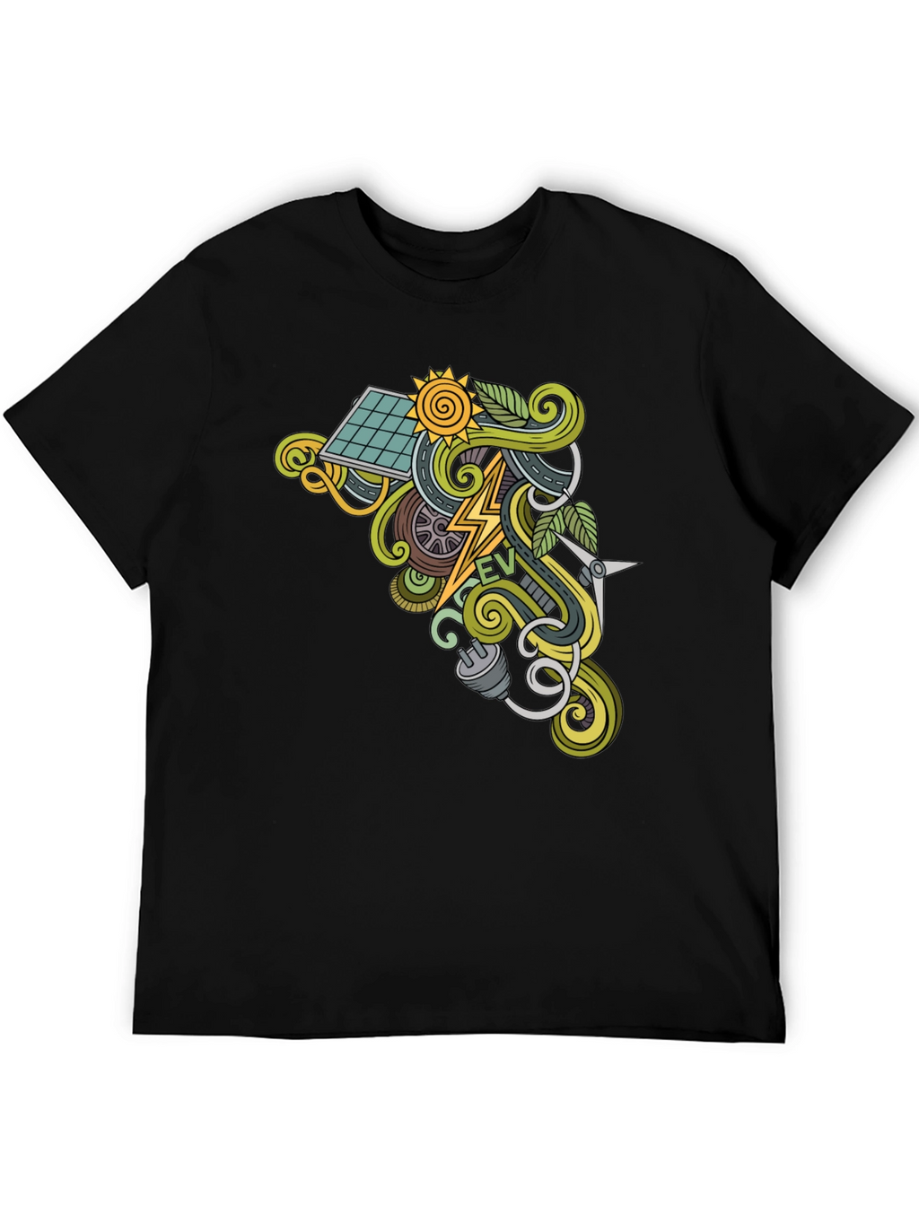 Electric Vehicle EV Graphic T-Shirt