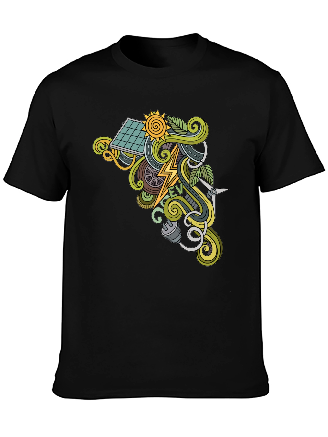 Electric Vehicle EV Graphic T-Shirt