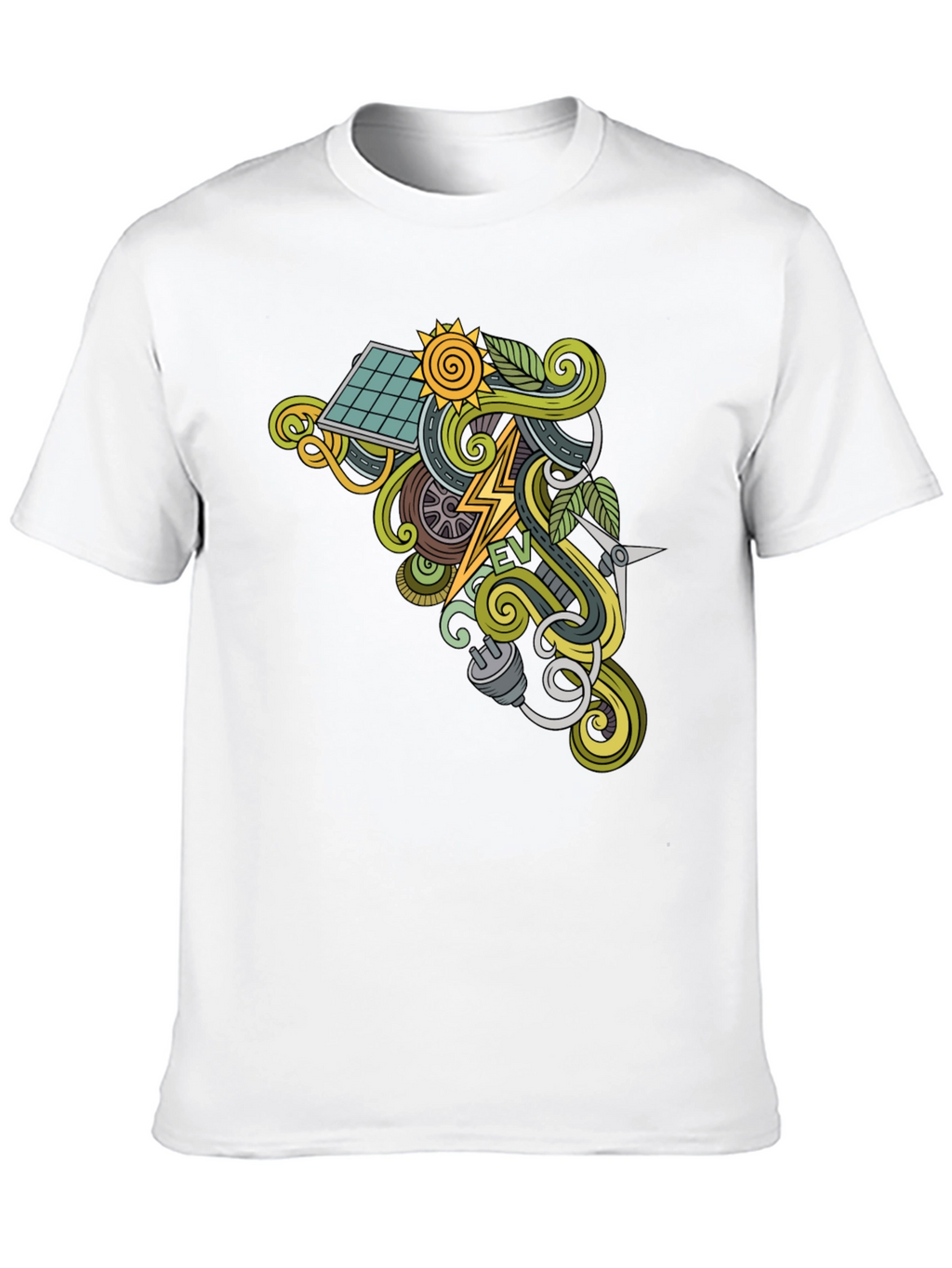 Electric Vehicle EV Graphic T-Shirt