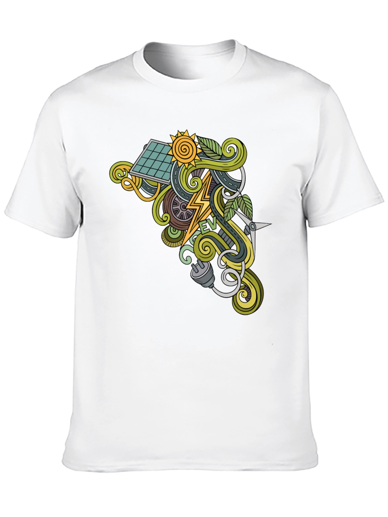 Electric Vehicle EV Graphic T-Shirt