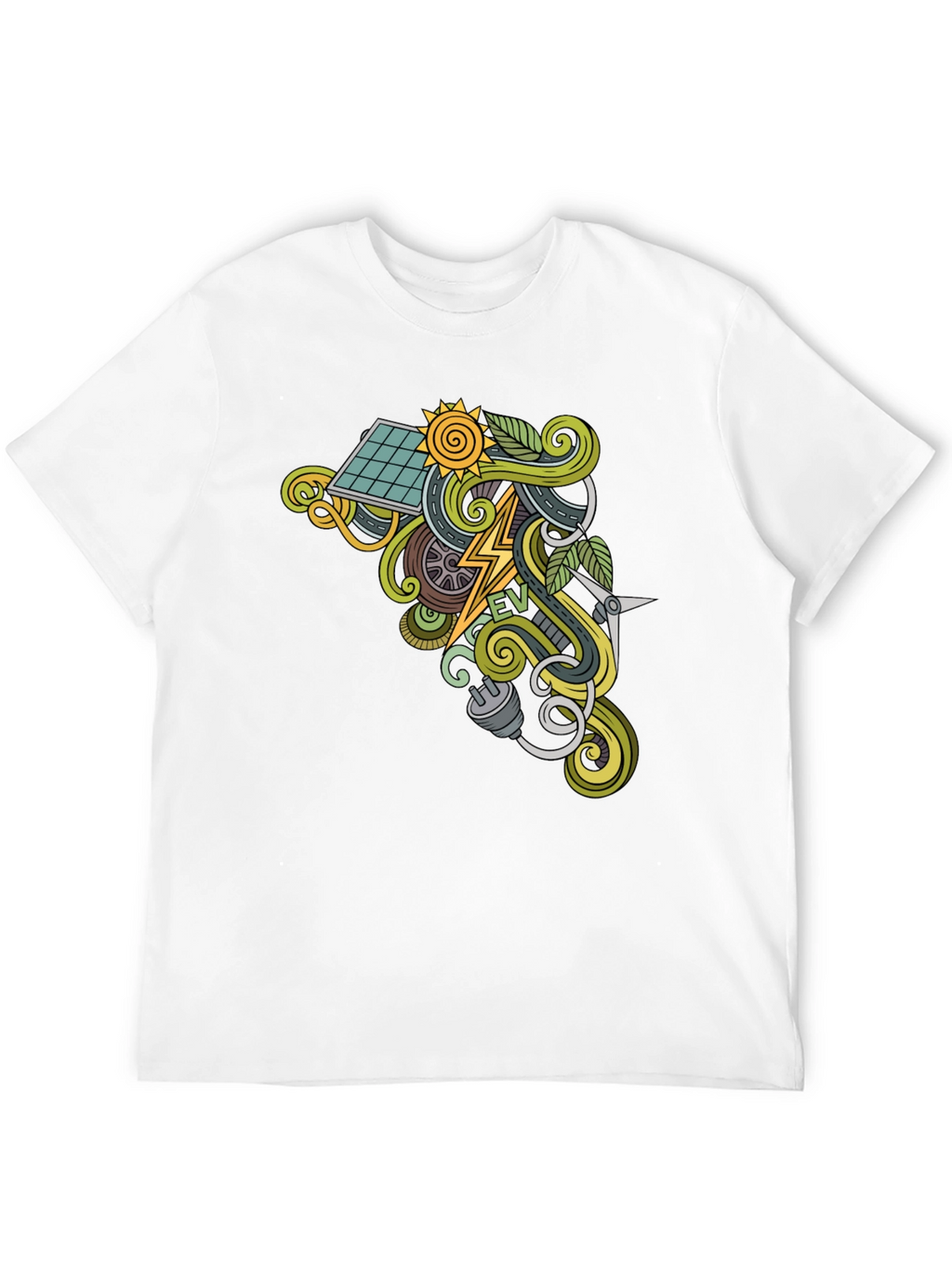 Electric Vehicle EV Graphic T-Shirt