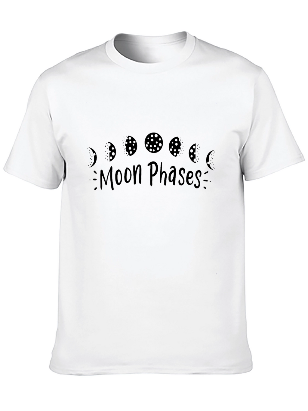 Moon Phases Graphic Print Tee