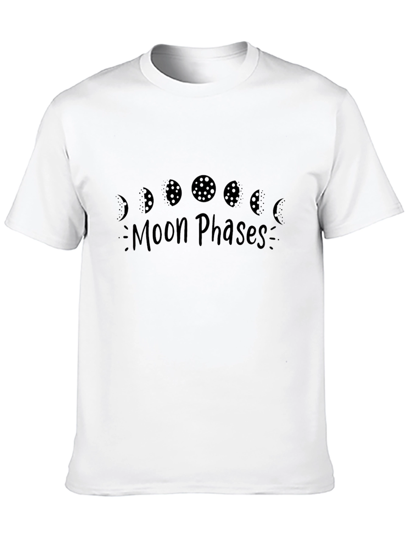 Moon Phases Graphic Print Tee