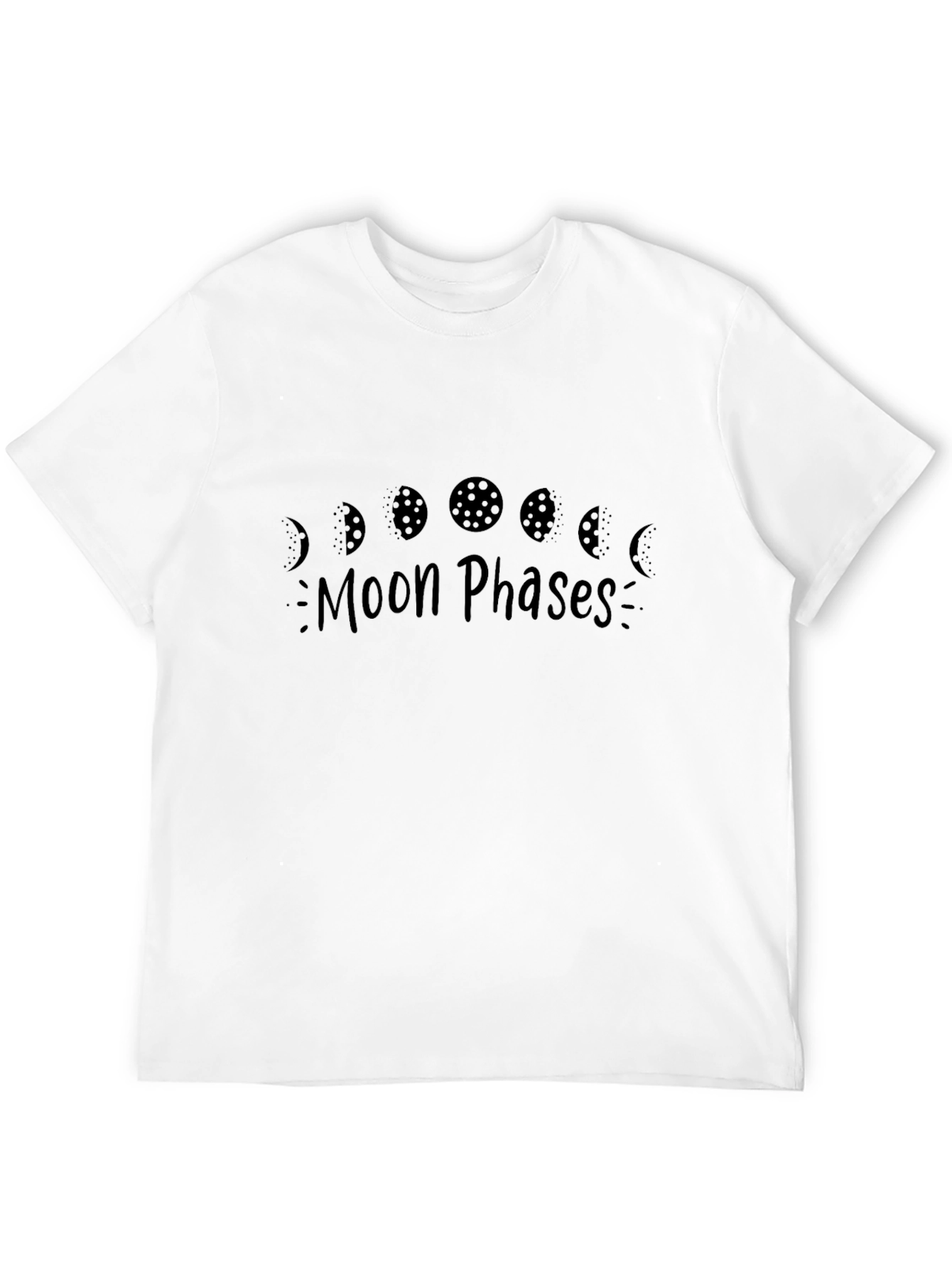 Moon Phases Graphic Print Tee