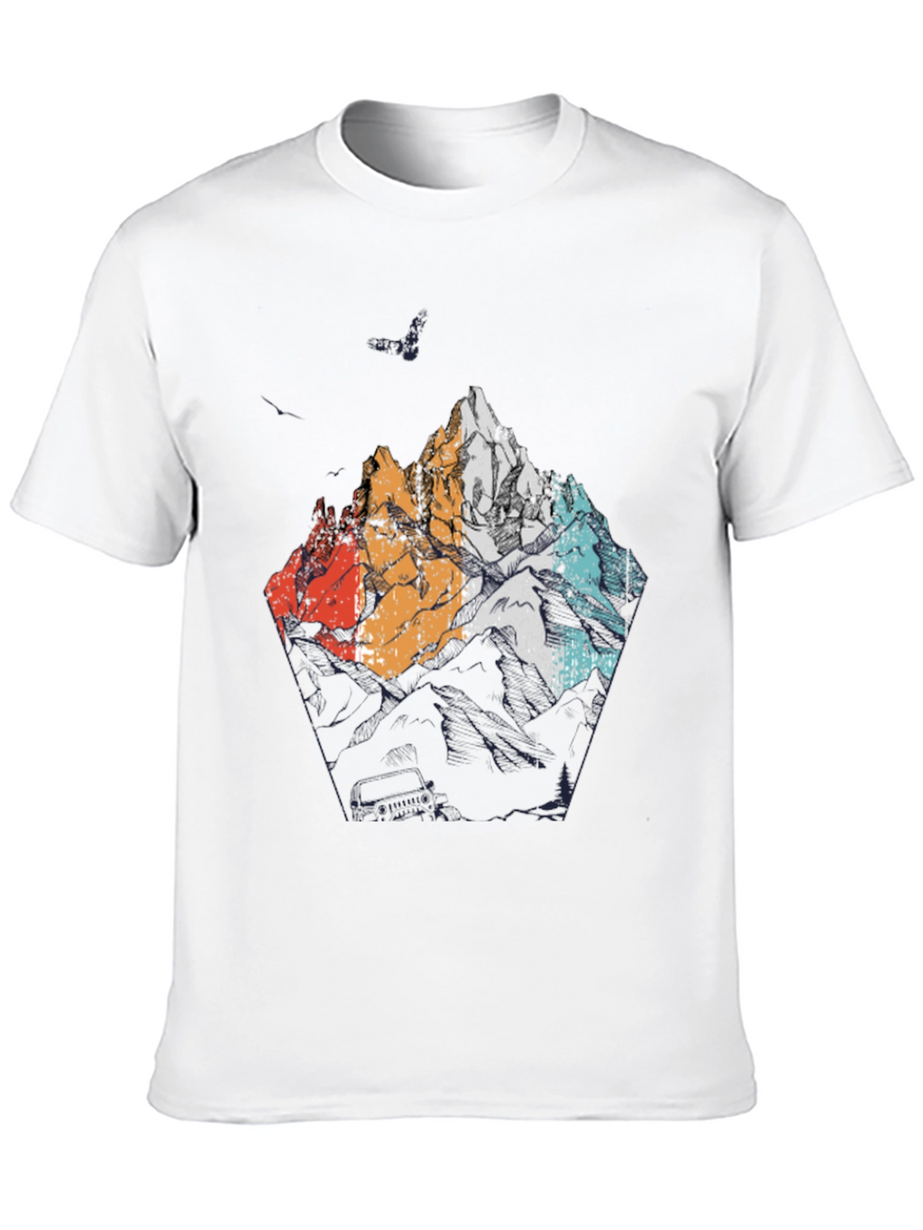 Mountain Graphic Tee - Adventure Awaits