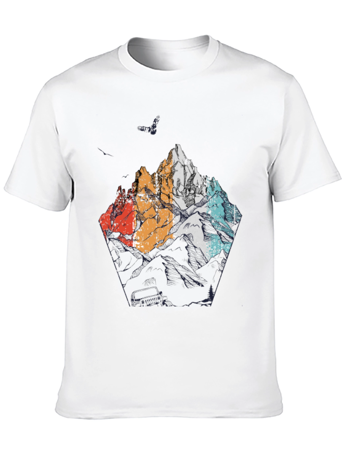Mountain Graphic Tee - Adventure Awaits