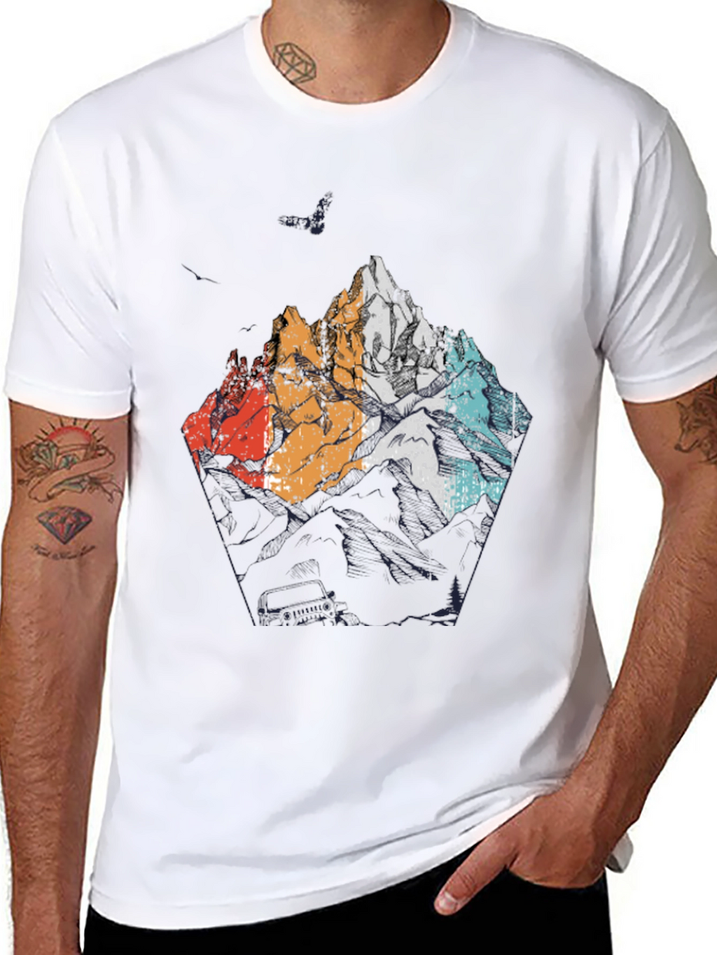 Mountain Graphic Tee - Adventure Awaits