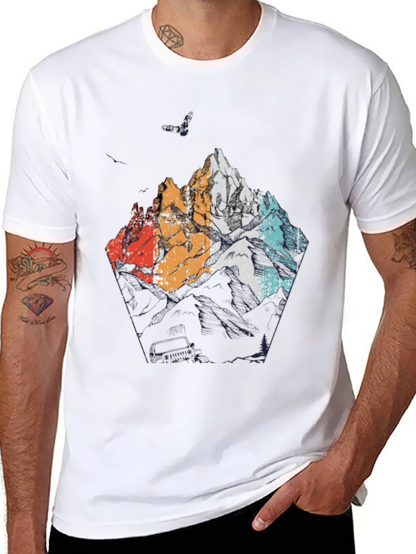 Mountain Graphic Tee - Adventure Awaits