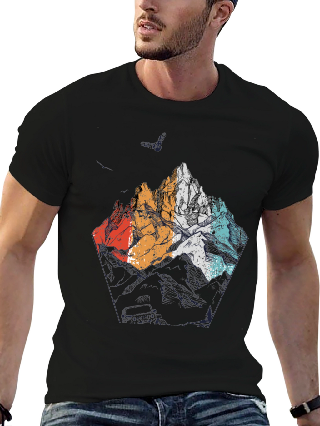 Mountain Graphic Tee - Adventure Awaits