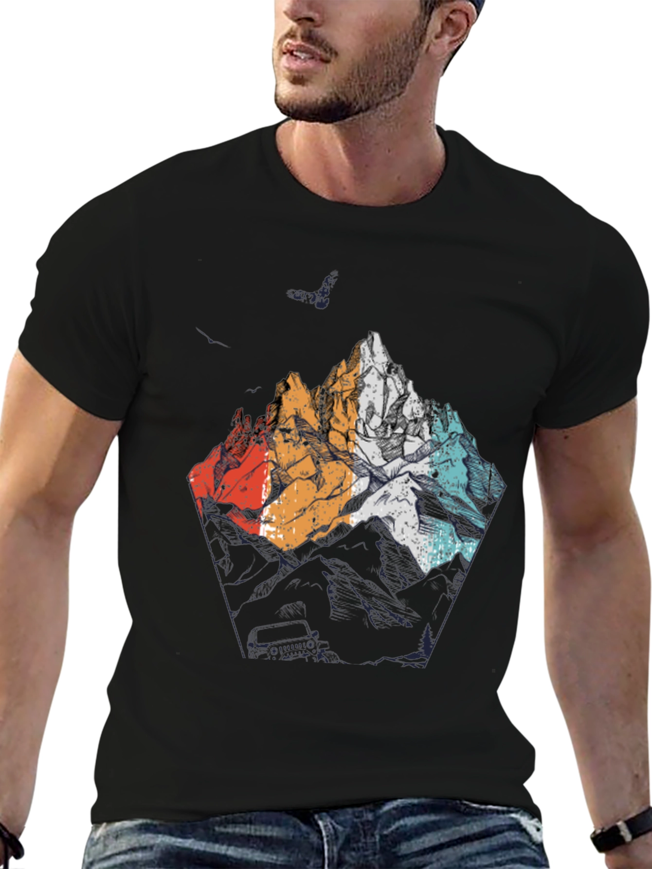 Mountain Graphic Tee - Adventure Awaits